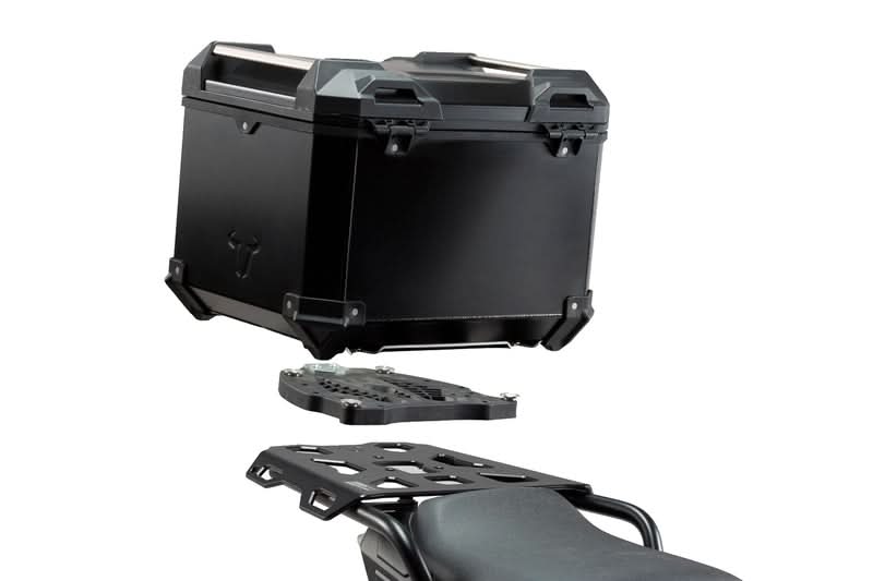 ZESTAW KUFRA CENTRALNEGO TRAX ADV SW-MOTECH TRIUMPH TIGER 800 MODELS (10-) BLACK 1