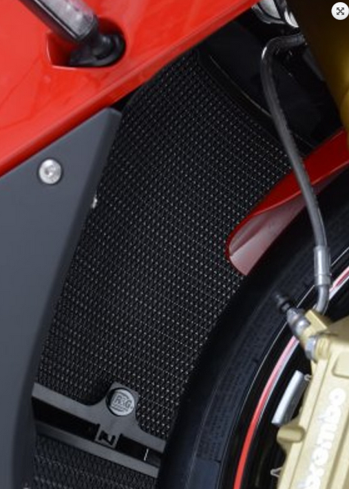 OSŁONA CHŁODNICY RG RACING BMW S1000RR 15- 18 TITANIUM 1