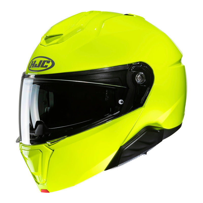 Hjc I91 Solid Fluorescent Green Motorcycle Helmet 3 355010_ZAL829060.jpg