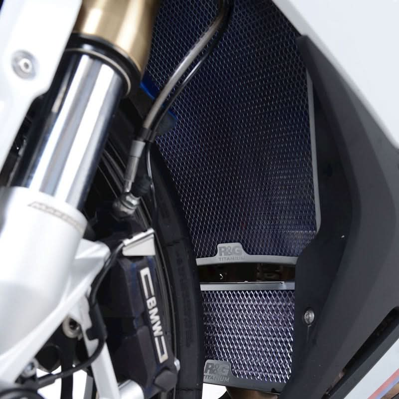 OSŁONA CHŁODNICY RG RACING BMW S1000RR 19-/S1000XR 20-/S1000R 21-/M1000RR 21- TITANIUM 1