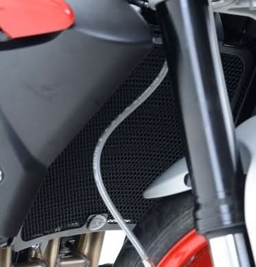 OSŁONA CHŁODNICY RG RACING TRIUMPH STREET TRIPLE RX 15- TITANIUM 1