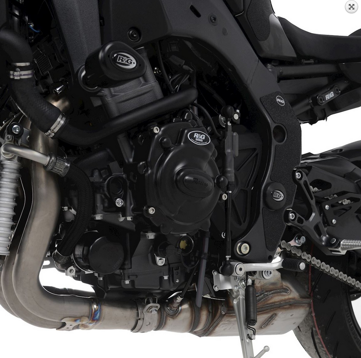 ZESTAW OSŁON SILNIKA RG RACING YAMAHA MT-10/MT-10 SP, (3 CZĘŚCI) BLACK RACE 1