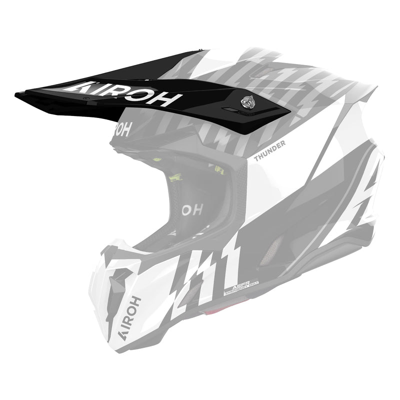 DASZEK DO KASKU AIROH TWIST 3 THUNDER BLACK/WHITE GLOSS 1