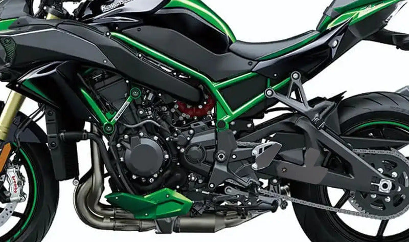 ZESTAW OSŁON PRZECIWBŁOTNYCH RG RACING EAZI-GRIP SCUFF GUARD KIT KAWASAKI ZH2 20- 1