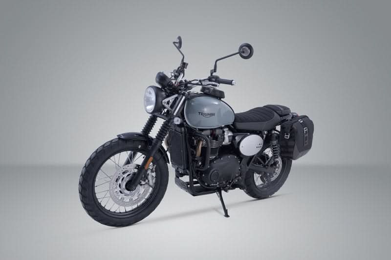 ZESTAW SAKWA I STELAŻ LEGEND GEAR LC BLACK EDITION SW-MOTECH TRIUMPH STREET SCRAMBLER (16-) 1