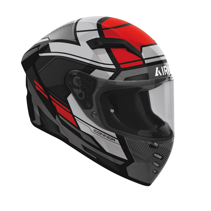 KASK MOTOCYKLOWY AIROH CONNOR EGO RED GLOSS S 1