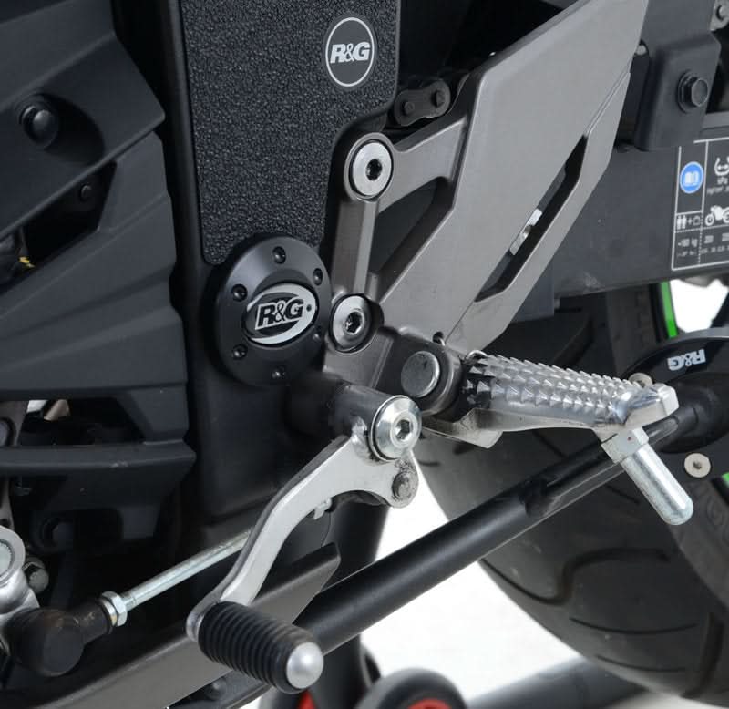 ZAŚLEPKA RAMY RG RACING DOLNA LEWA KAWASAKI Z300, Z250 13- 18/ R1250GS 18- 1