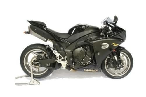 CRASHPADY AERO GÓRNE RG RACING YAMAHA YZF-R1 09- 12 BLACK 1