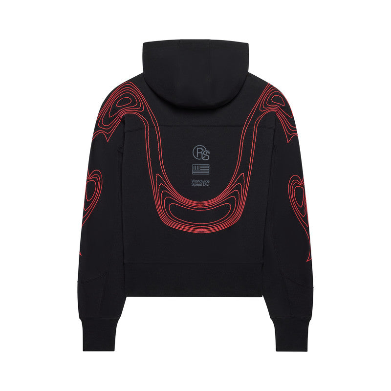 Bluza z kapturem Damska FOX Vision Oversized Fleece Po Black 3 351364_ZAL860572.jpg