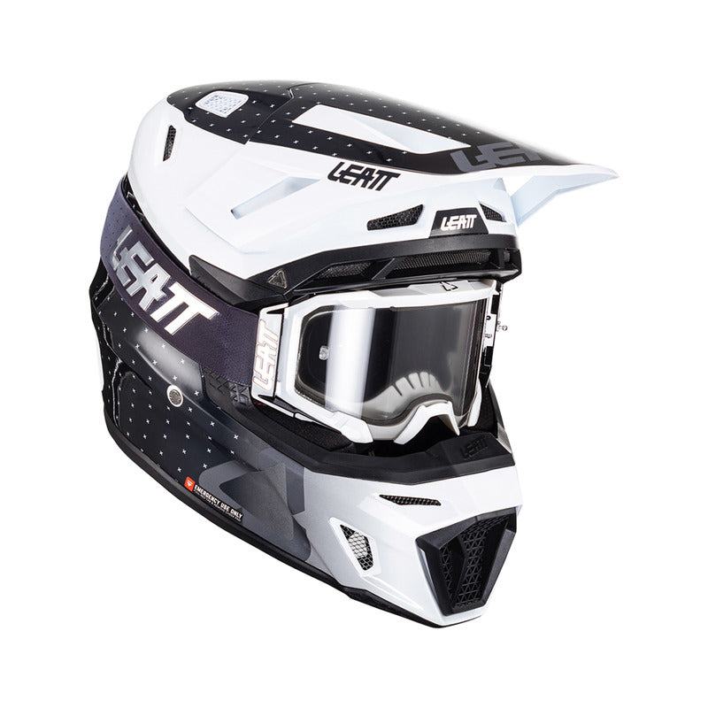 Kask motocyklowy z goglami Leatt Kit Moto 8.5 Black White 1 345716_ZAL811313.jpg