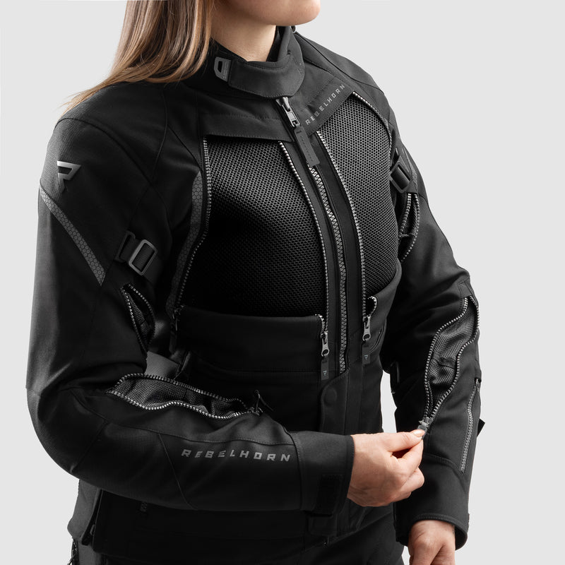 Kurtka motocyklowa tekstylna damska Rebelhorn Hardy 3.0 Black 38 324003_ZAL931579.jpg