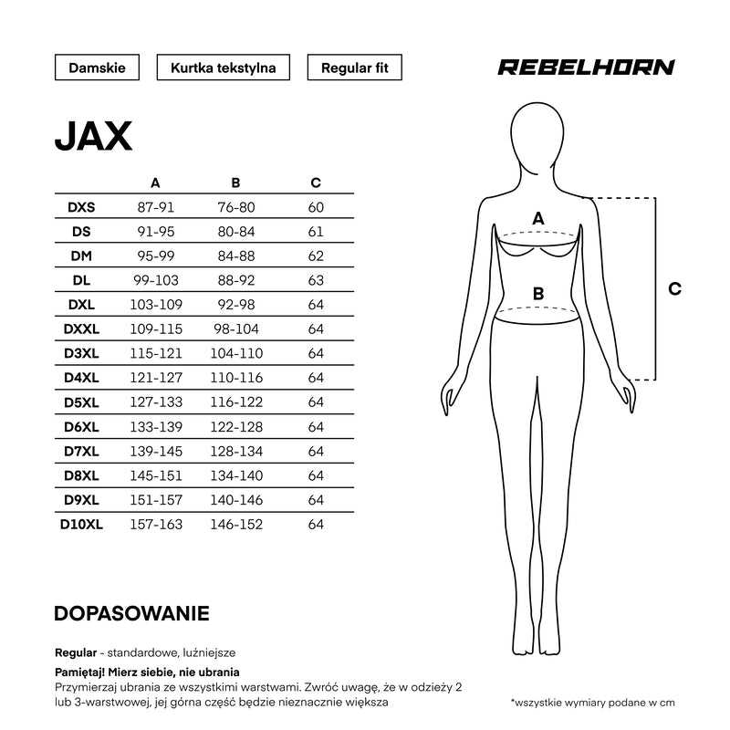 Kurtka motocyklowa tekstylna damska Rebelhorn Jax Black Gold 51 293649_ZAL930120.jpg