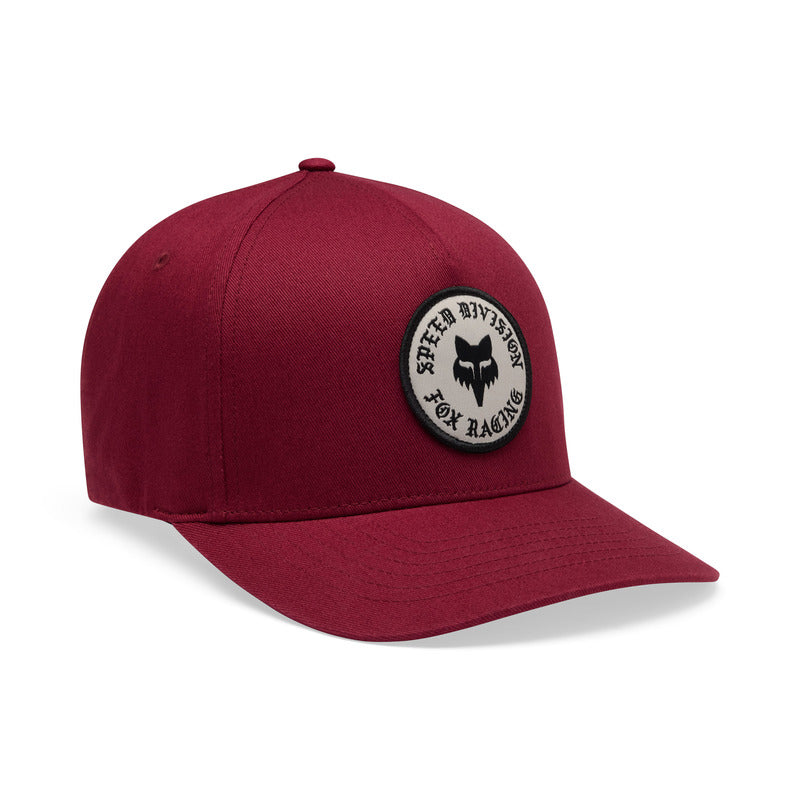 Czapka z daszkiem FOX Badge Flexfit Cabernet 1 350291_ZAL869120.jpg