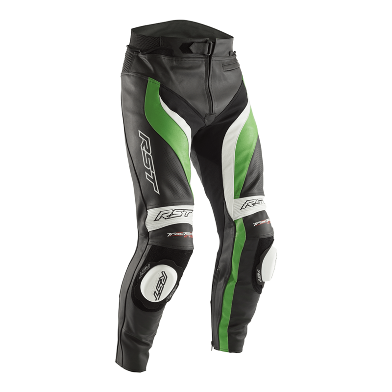 Motocyklowe Spodnie Skórzane RST Tractech Evo III CE Green (2052) 1 155845_ZAL291084.png