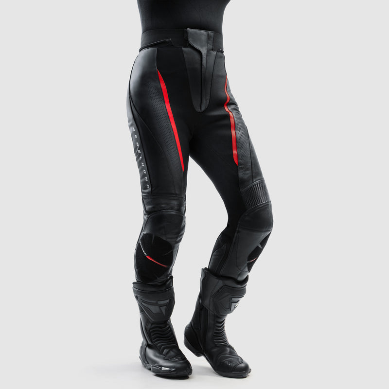 Spodnie motocyklowe skórzane damskie Rebelhorn Diva Black Red 11 349651_ZAL886722.jpg