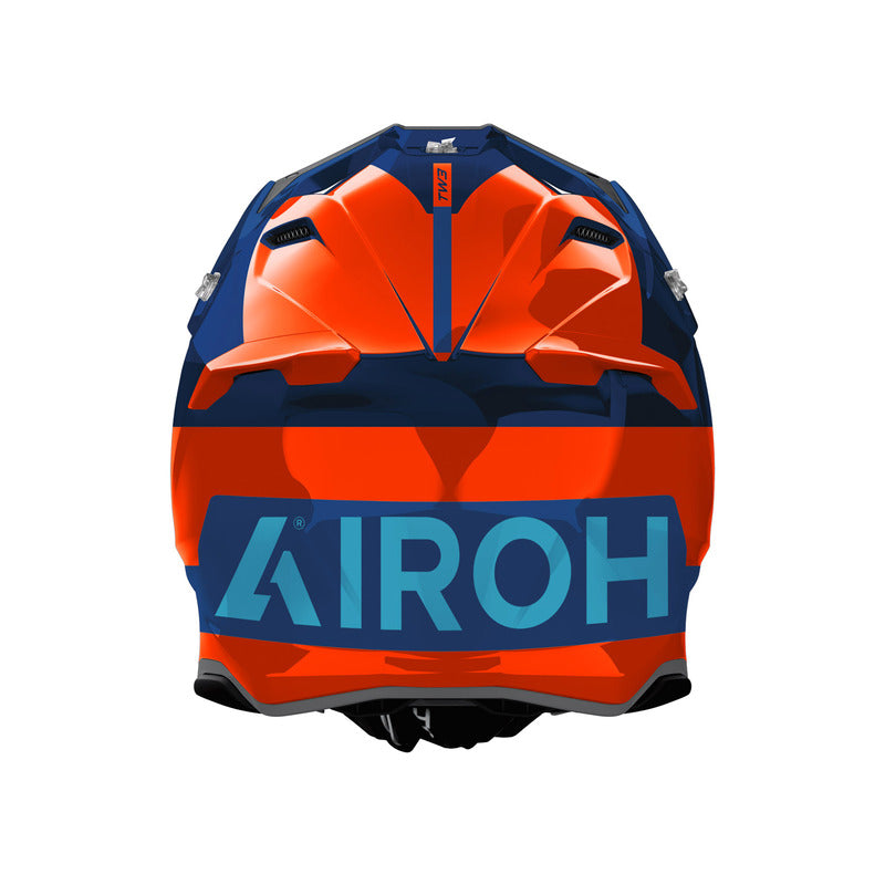KASK MOTOCYKLOWY AIROH TWIST 3 FANCY BLUE ORANGE GLOSS XXL 5