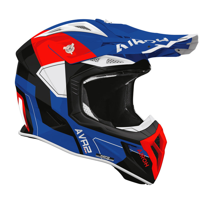 KASK MOTOCYKLOWY AIROH AVIATOR ACE 2 SHIELD BLUE RED GLOSS XL 3