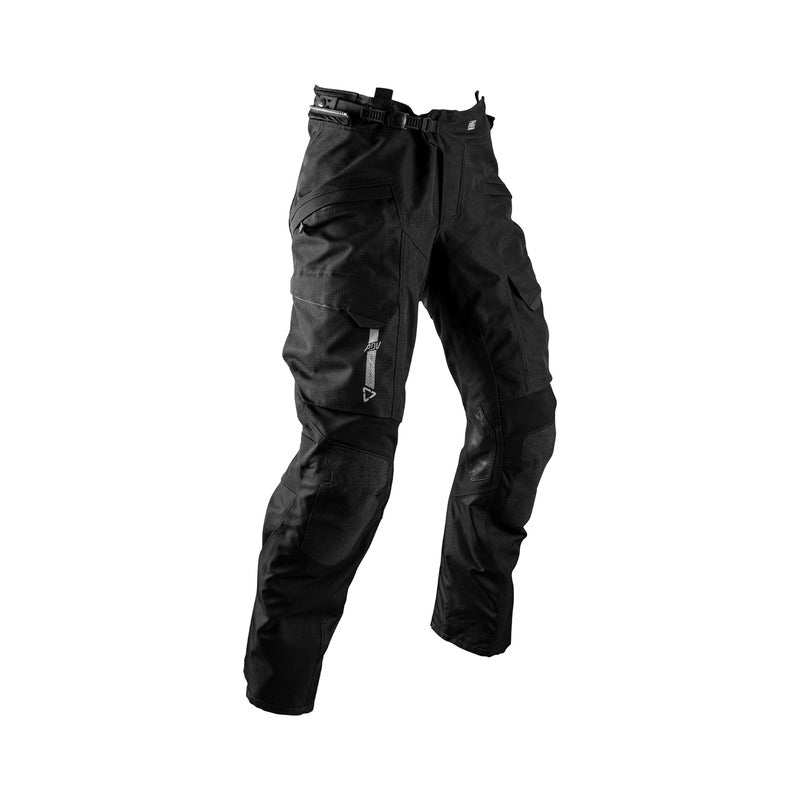 SPODNIE MOTOCYKLOWE TEKSTYLNE LEATT ADV DRITOUR 5.5 STEALTH BLACK GREY M 1