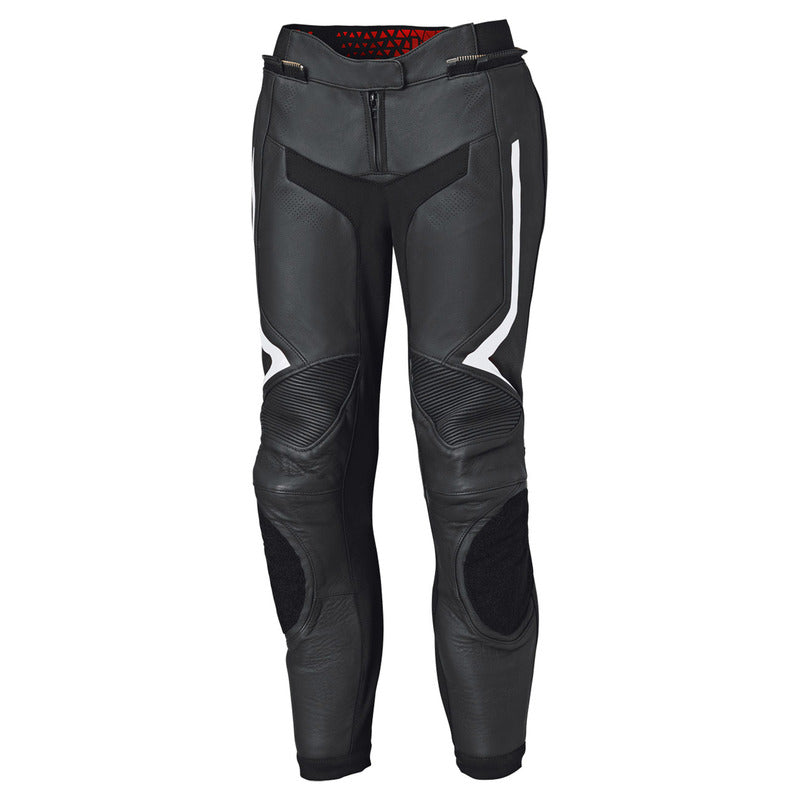 Spodnie Motocyklowe Skórzane Damskie Held Street Rocket 4 Black White Slim 1 328532_ZAL754321.jpg