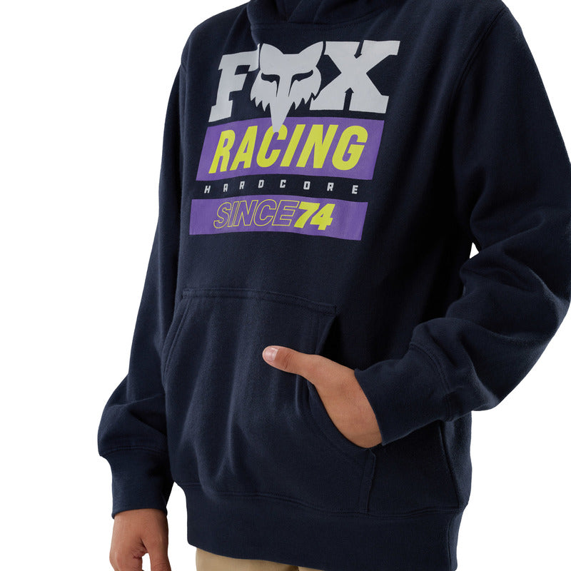 Bluza z kapturem Junior FOX Since 74 Fleece Po Midnight 11 360201_ZAL919637.jpg