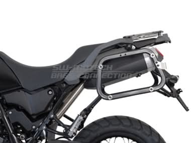 ZESTAW KUFRÓW BOCZNYCH TRAX ADV I STELAŻY SW-MOTECH YAMAHA XT 660 Z TENERE (07-16) SILVER 37/37L 1