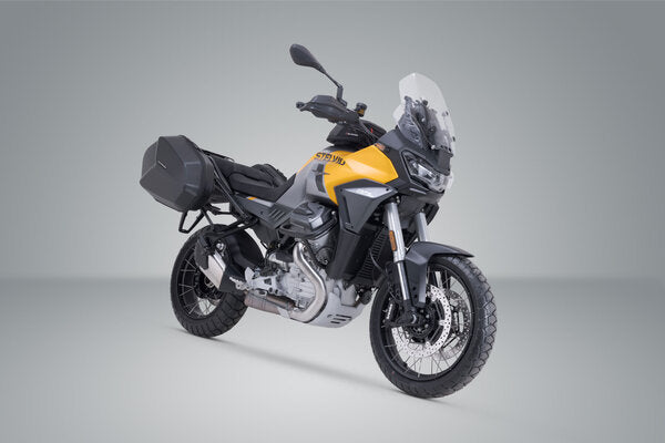 ZESTAW KUFRÓW BOCZNYCH AERO ABS I STELAŻY SW-MOTECH MOTO GUZZI STELVIO (23-) 2X25L 3