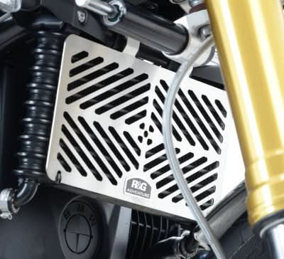 OSŁONA CHŁODNICY OLEJU RG RACING BMW R NINE T, STAL NIERDZEWNA 3