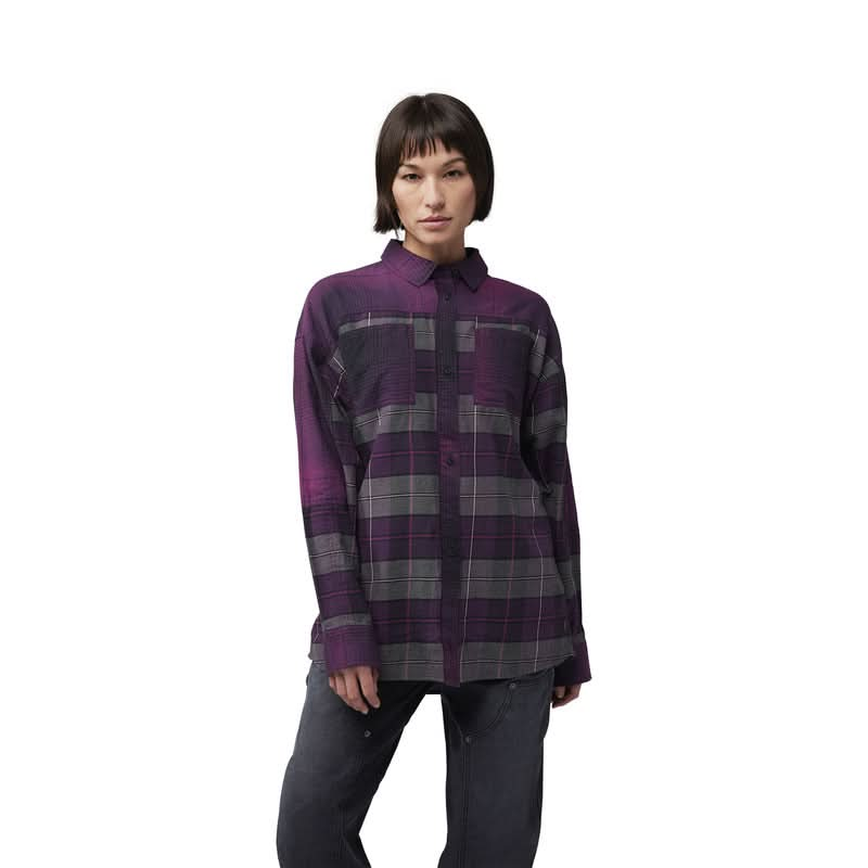 Koszula Fox Lady Oversized Flannel Sangria 5 311479_ZAL719302.jpg