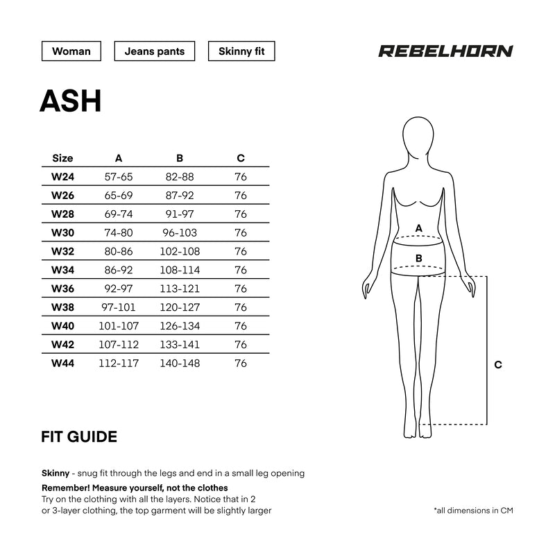 Jeansy motocyklowe Damskie Rebelhorn Ash Lady Black 17 237954_ZAL664753.jpg