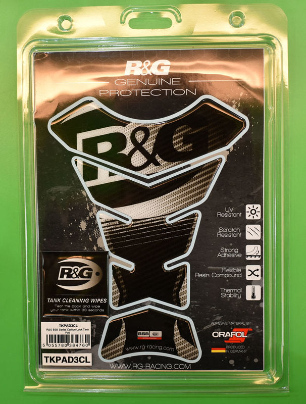 NAKLEJKA NA BAK TANKPAD RG RACING BSB SERIES CARBON 1