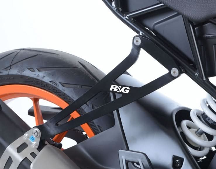 MOCOWANIE WYDECHU RG RACING KTM RC125 (17-) / RC390 (17-) BLACK 1