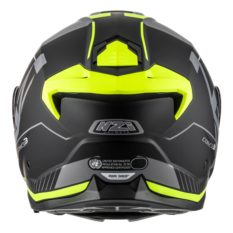 Kask Motocyklowy NZI Combi 3 Duo Orbe Black Antracite Yellow Matt 5 362684_ZAL856154.jpg