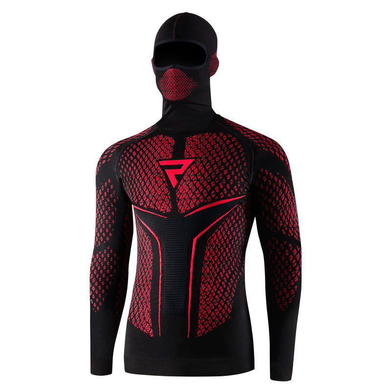 Koszulka termoaktywna z kominiarką Rebelhorn Therm 2 Black Red 1 225790_ZAL418460.jpg