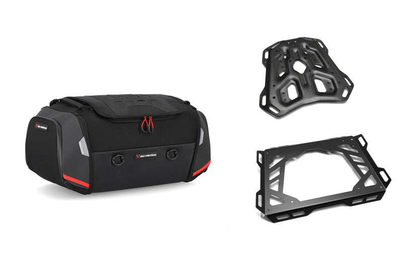 ZESTAW TORBA TYLNA I STELAŻ SW-MOTECH RACKPACK SUZUKI GSX1300R HAYABUSA (20-) BLACK/GREY 1