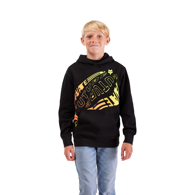 Bluza z kapturem Junior FOX Elevated Fleece Po Black 5 327593_ZAL767606.jpg