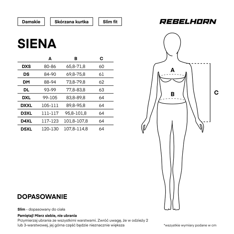 Kurtka motocyklowa skórzana damska Rebelhorn Siena Black 31 293455_ZAL929601.jpg