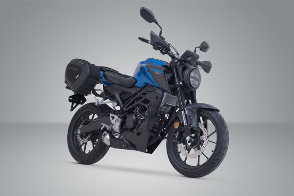 ZESTAW SAKW BOCZNYCH PRO BLAZE H I STELAŻY SW-MOTECH HONDA CB125R (17-) 3