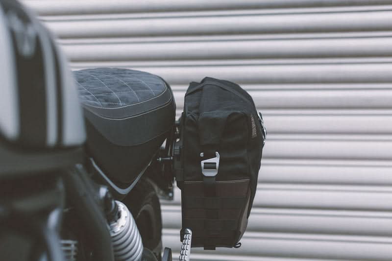 ZESTAW SAKWA I STELAŻ LEGEND GEAR LC SW-MOTECH TRIUMPH SCRAMBLER (05-16) BROWN 3