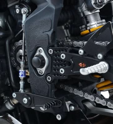 OSŁONA WAHACZA RG RACING TRIUMPH 675 DAYTONA 13-, 5 CZĘŚCI BLACK 5