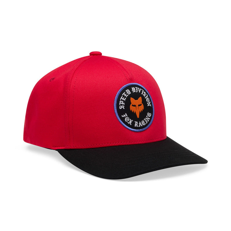 Czapka z daszkiem Junior FOX Badge Snapback Red 1 349918_ZAL869054.jpg