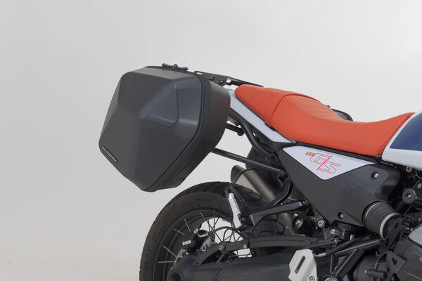 ZESTAW KUFRA BOCZNEGO URBAN ABS I STELAŻA SW-MOTECH 2X 16,5 L. BMW R12 G/S (25-) 5