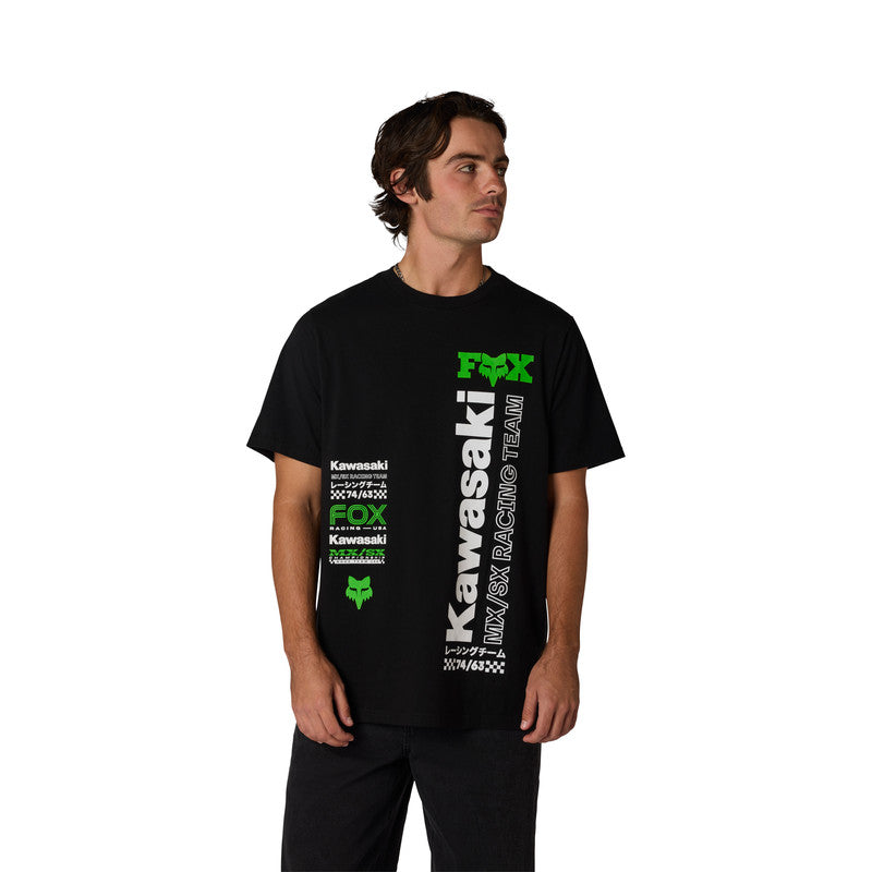 T-Shirt FOX Kawasaki 195 Orginal Black 5 351027_ZAL860500.jpg