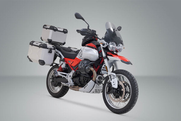 ZESTAW BAGAŻOWY ADVENTURE TRAX SW-MOTECH MOTO GUZZI V85 TT (24-) SILVER 3