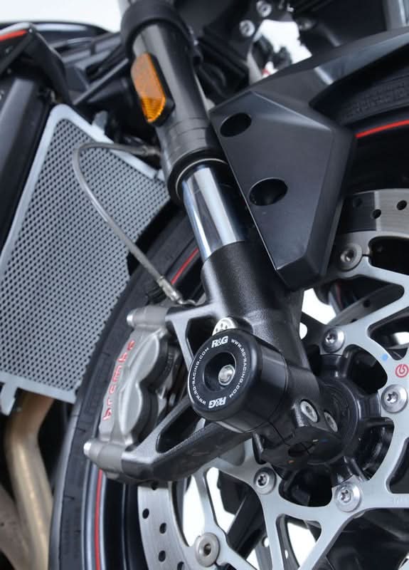 SLIDERY PRZEDNIEGO ZAWIESZENIA RG RACING TRIUMPH STREET TRIPLE 765 RS/R/S (17-) BLACK 1