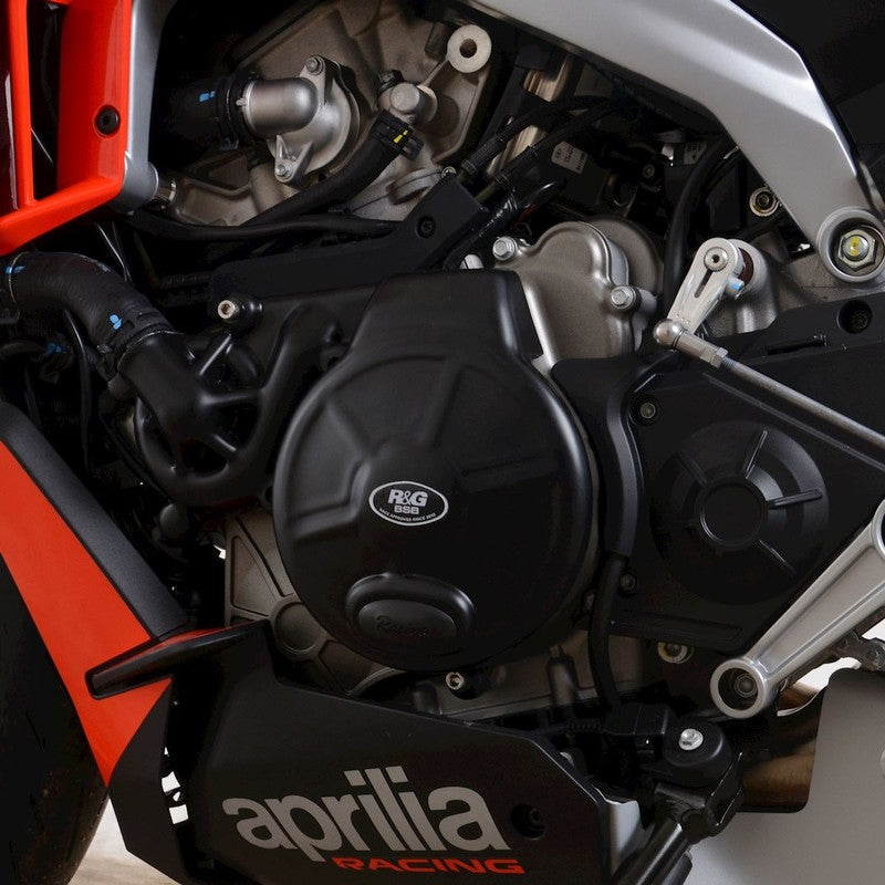 OSŁONA SILNIKA RG RACING APRILIA RS660 21-/660 TUONO 21-, RACE/ROAD VERSION, LEWA STRONA BLACK 1