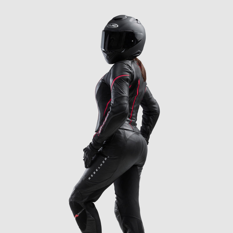 Kurtka motocyklowa skórzana damska Rebelhorn Diva St Black Pink 28 349536_ZAL897188.jpg