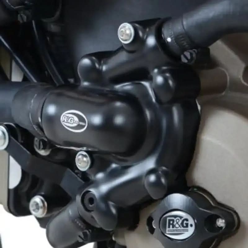 ZESTAW OSŁON SILNIKA RG RACING DUCATI MULTISTRADA 1200 (2 CZĘŚCI) OSŁONA SPRZĘGŁA I POMPY WODY BLACK 1