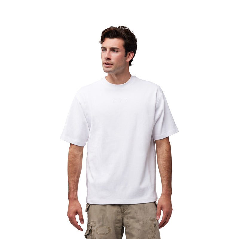 T-Shirt Fox Wordmark Oversized Optic White 3 311612_ZAL731269.jpg