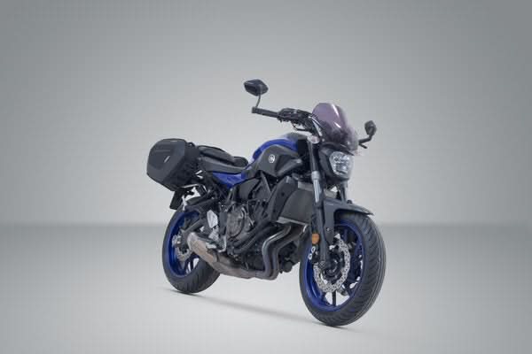 ZESTAW SAKW BOCZNYCH PRO BLAZE H I STELAŻY SW-MOTECH YAMAHA MT-07 (20-24) BLACK 3