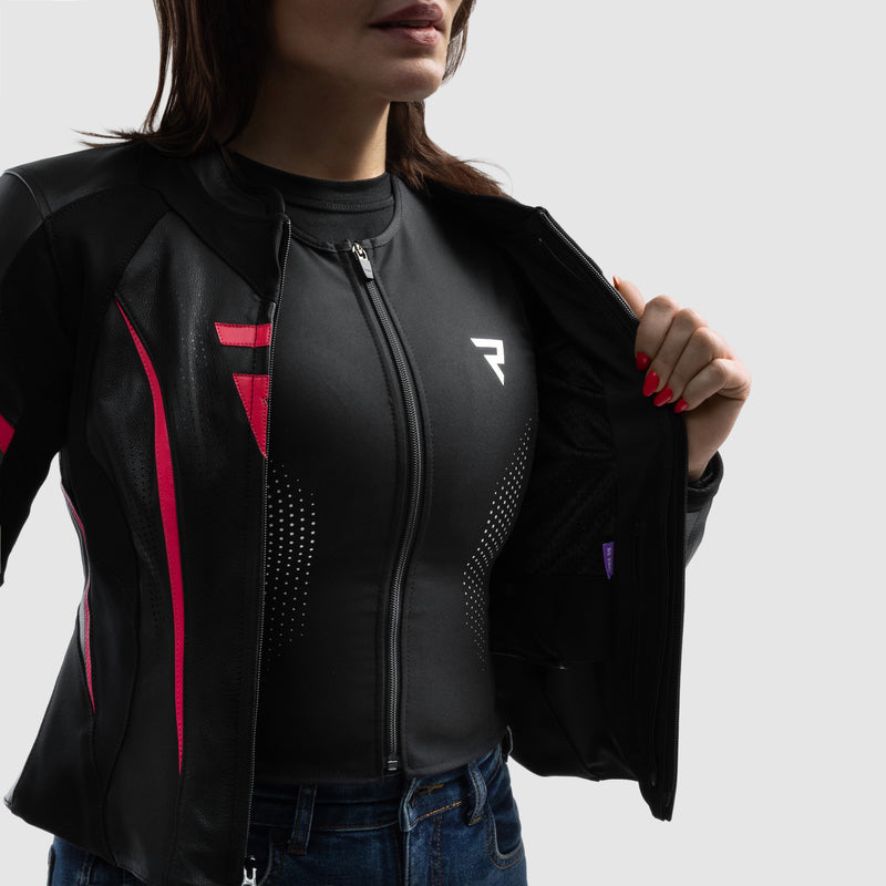 Kurtka motocyklowa skórzana damska Rebelhorn Diva St Black Pink 18 349536_ZAL897148.jpg
